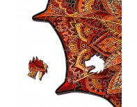 Пазл деревянный Active Puzzles Огненный дракон