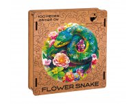 Пазл деревянный Active Puzzles Цветочная змея