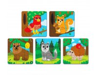 Пазл деревянный Active Puzzles Лесные животные