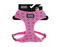 Шлейка для собак Doog Neoflex Toto, розовая с узором, S, 32-44см