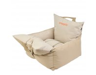 Car seat for dogs Puppia Car Seat beige, 53х52х43 cm, L RA-325566