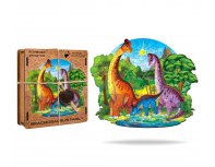Пазл деревянный Active Puzzles Семья брахиозавров