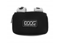 Neoprene leash bag Doog, black, 10x7x4 cm