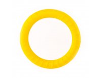 Rubber dog toy SkyRus Ring, yellow, 18x18x2.7cm (145105/yellow)