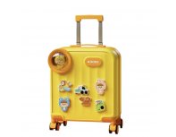 Children's suitcase Koool Family 21x37x46 cm, yellow