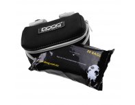 Neoprene leash bag Doog, black, 10x7x4 cm