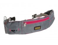 Сумка на пояс Doog Maxi, серо-розовая, 42х10х1,5 см (WB17)