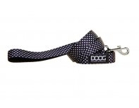 Dog leash Doog Pongo, 120x1.5 cm black with white speckles, S