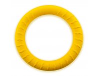 Rubber dog toy SkyRus Ring, yellow, 18x18x2.7cm (145105/yellow)