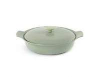 Cast iron saucepan with two handles Berghoff Ron 28 cm 3,3 L green 3900043