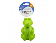 Rubber dog toy Duvo+ Crocodile, green, 7.5x9.5x12 cm