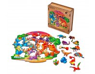 Пазл деревянный Active Puzzles Семья трицератопсов