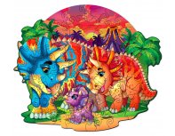 Пазл деревянный Active Puzzles Семья трицератопсов
