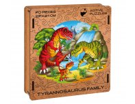 Пазл деревянный Active Puzzles Семья тираннозавров