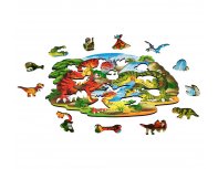 Пазл деревянный Active Puzzles Семья тираннозавров