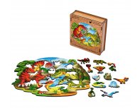 Пазл деревянный Active Puzzles Семья тираннозавров