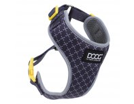 Dog harness Doog Neoflex Odie, gray-yellow, S, 32-44cm
