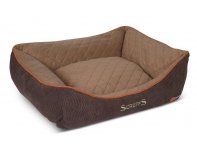 Лежак для животных с бортиками Scruffs Thermal Box Bed коричневый, 60х50х19 см RA-325117