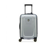 Чемодан Delsey Peugeot Zip 4-х колесный, 35x55x20 см, серый (00100780111)