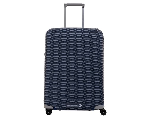 Suitcase cover Routemark Chrome in black M/L (SP240)