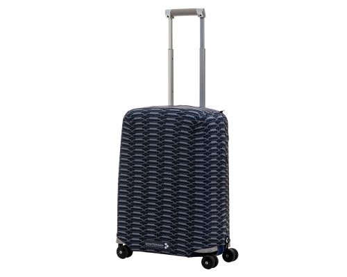 Suitcase cover Routemark Chrome in black S (SP240)