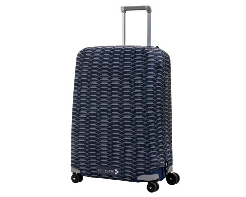 Suitcase cover Routemark Chrome in black M/L (SP240)