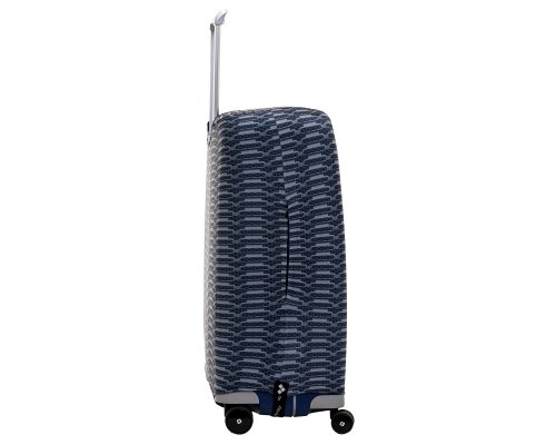 Suitcase cover Routemark Chrome in black M/L (SP240)