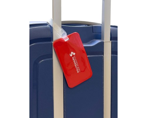 Бирка для багажа Routemark Happy Ways, красная