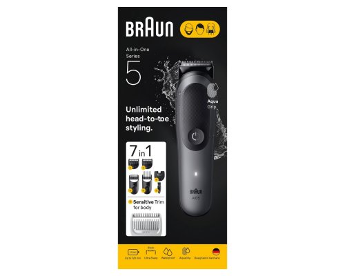 Триммер электрический Braun AIO5520 MS Grey