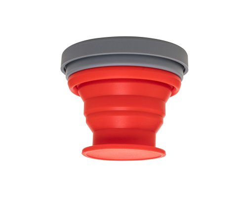 Folding silicone glass Routemark Floppy with lid 200 ml