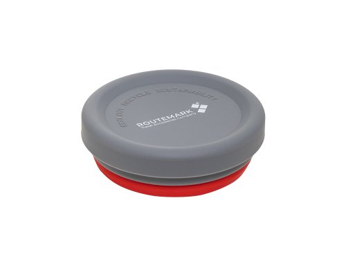 Folding silicone glass Routemark Floppy with lid 200 ml