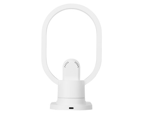 Charging station wireless 4-in-1 Evolt Portal with lamp, 15 W, white (592206)