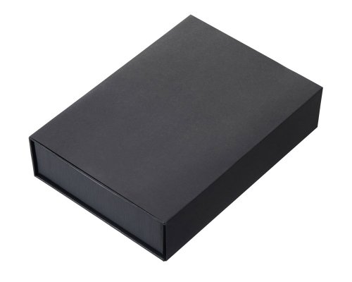 Gift set Lettertone Goethe with A5 notepad, 2 pens and a cardholder, black