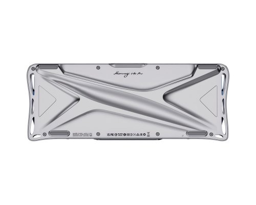 Клавиатура GravaStar Mercury V60Pro XTAL SLV RU, серебристый