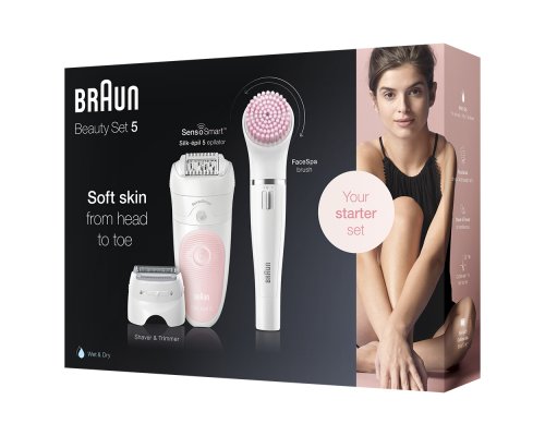 Набор для эпиляции и ухода за кожей Braun Silk-epil 5 Beauty Set SES 5-885