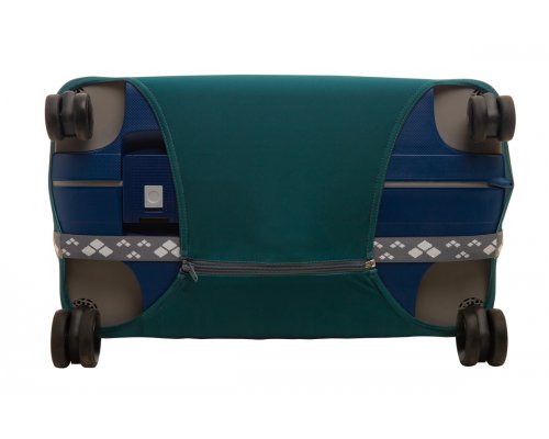Suitcase cover Routemark Royal Green S SP240