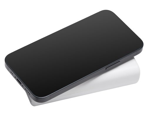 Аккумулятор внешний беспроводной 2-в-1 Qjet с функцией зарядки Apple Watch, QC/PD AtomIQ, 10000 мАч, белый (595846)