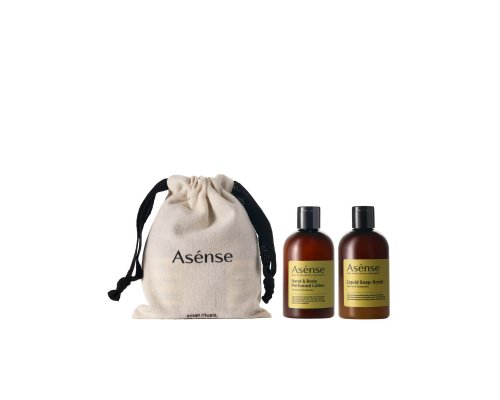 Soap-scrub and lotion Asense Vetiver & Rosemary, 2x100 ml