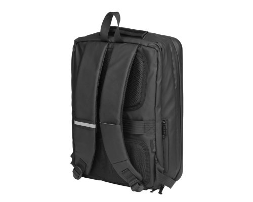 Рюкзак для ноутбука Voyager Sheller с пластиковой поверхностью, черный (934457)