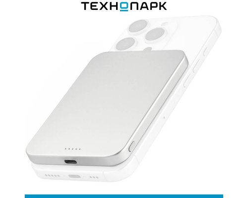 Аккумулятор внешний uBear Slide Magnetic 5000 мАч белый (PB19WH5000-PDM)
