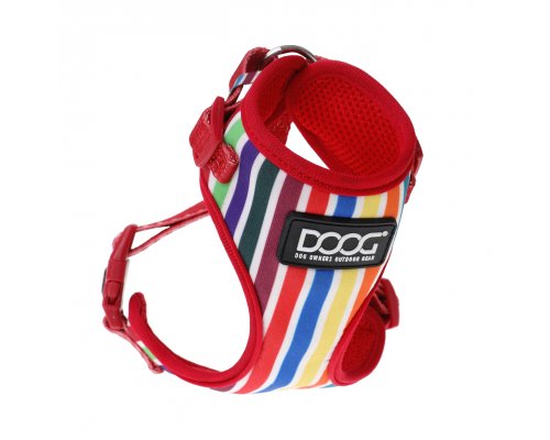 Шлейка для собак Doog Neoflex Scooby, красная, 40-56 см (HARMCSSOFT-M)