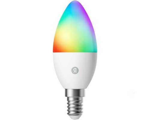 Smart light bulb Yandex E14 colored (RGB) YNDX-00557
