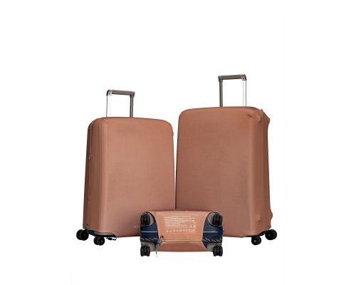 Suitcase cover Routemark Cappuccino M/L (SP500)