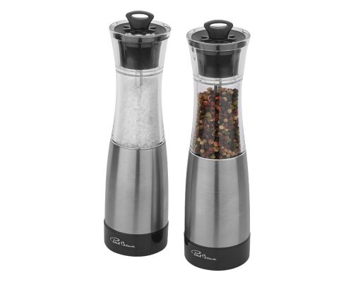 Salt and pepper set Paul Bocuse Duo black/silver/clear RA-237911
