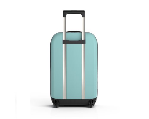 Чемодан складной Rollink Vega II, 55x40x20 см, 2 колеса, бирюзовый (105-21-320-380-100)