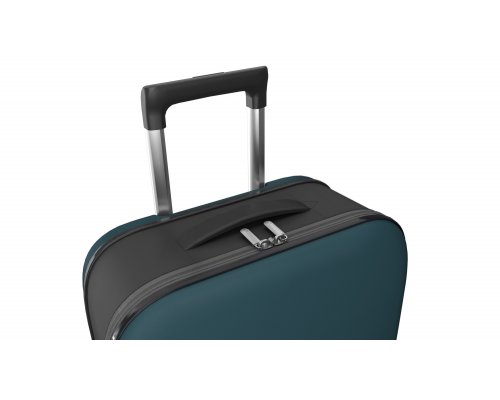 Suitcase folding Rollink Vega II, 55x40x20 cm, 2 wheels, blue-green (105-21-330-380-100)