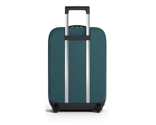 Suitcase folding Rollink Vega II, 55x40x20 cm, 2 wheels, blue-green (105-21-330-380-100)