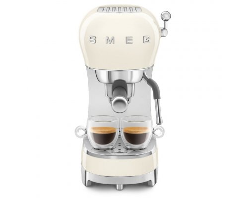 Кофемашина-эспрессо Smeg ECF02CREU кремовый