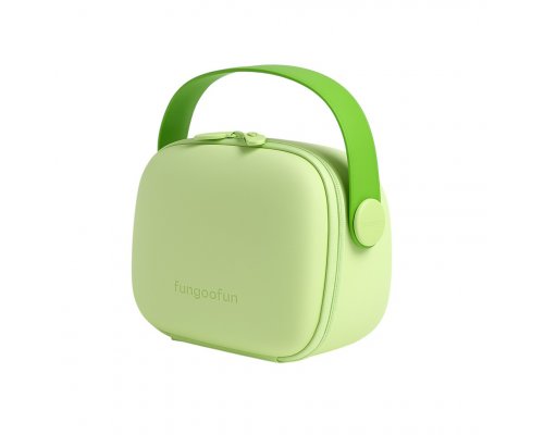 Cosmetic bag with mirror Fungoofun, backlight F536, green
