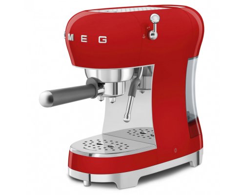 Carob coffee maker Smeg ECF02RDEU red